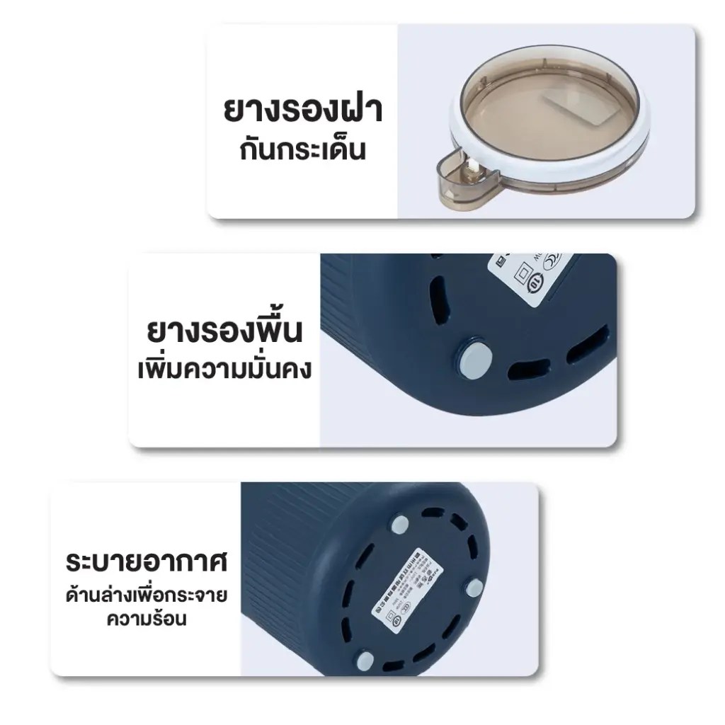 รายละเอียดการออกแบบของเครื่องบด Elife