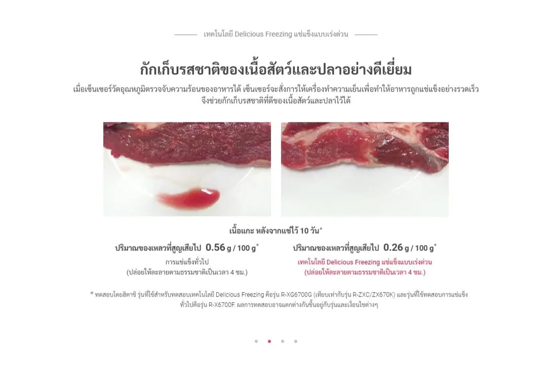 เทคโนโลยี Delicious Freezing ของตู้เย็น Hitachi