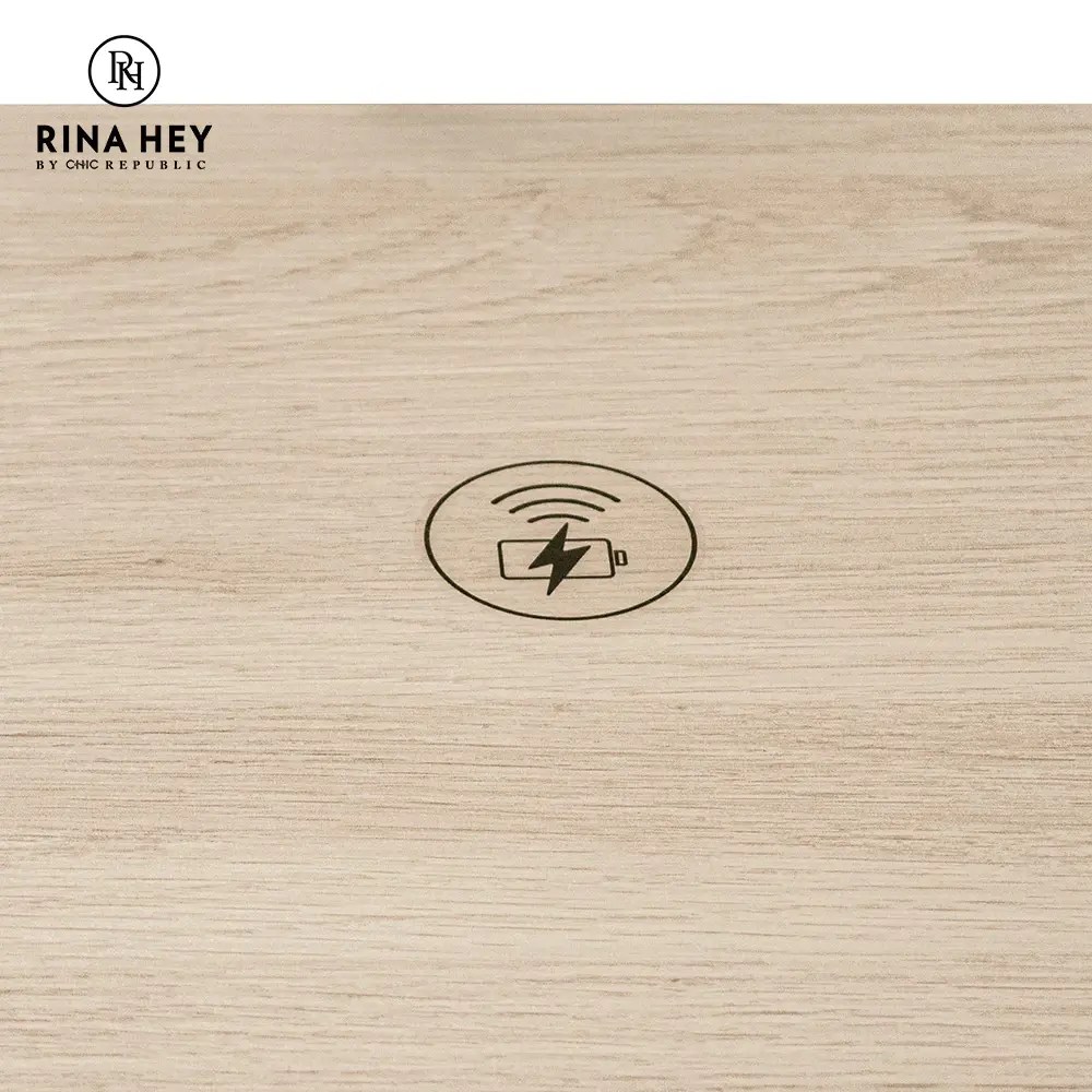 ฟีเจอร์ที่ชาร์จไร้สายของโต๊ะทำงาน Rina Hey MOKKA