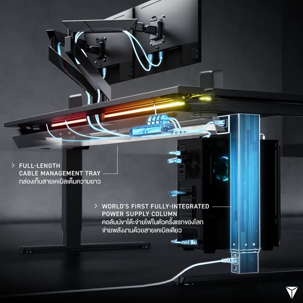 เทคโนโลยี Power Supply Column ของ Secretlab MAGNUS Pro