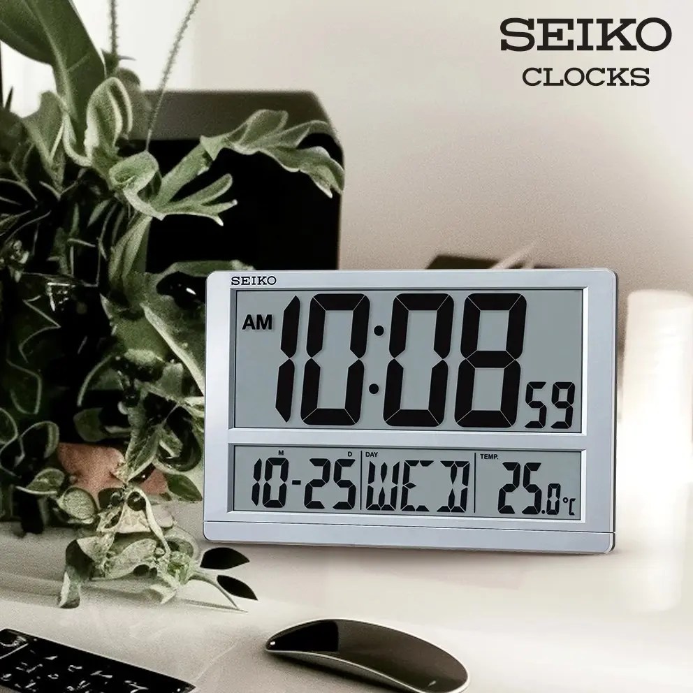 หน้าจอแสดงผลข้อมูลครบถ้วนของ SEIKO QHL080S