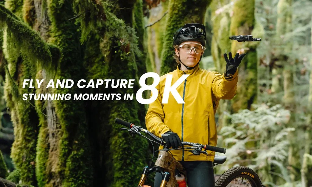 การปล่อย HOVERAir X1 จากฝ่ามือ